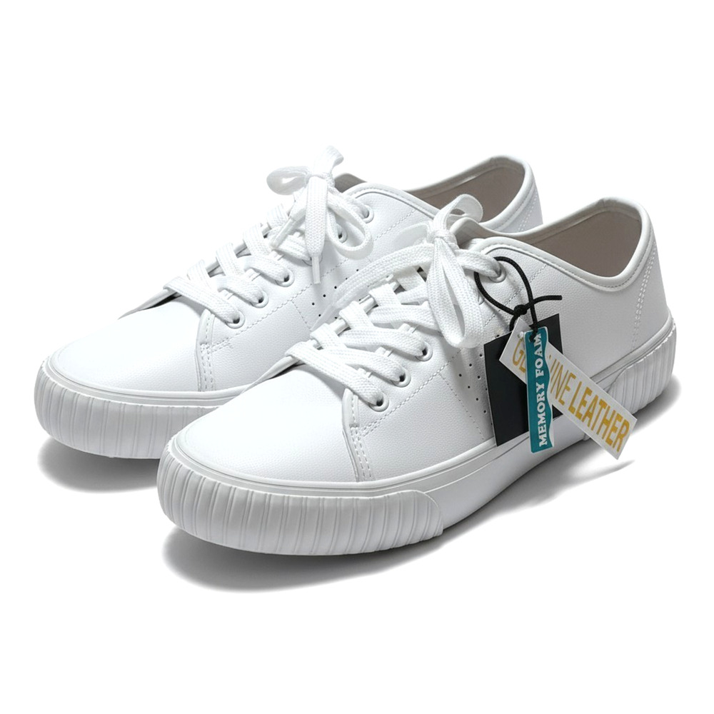 Rachel Zoe Leather Sneaker Womens 9 M White Memory Foam Comfort Lace Up New
